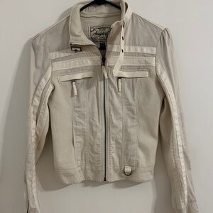 Sugar Women's Cream Bomber Jacket
